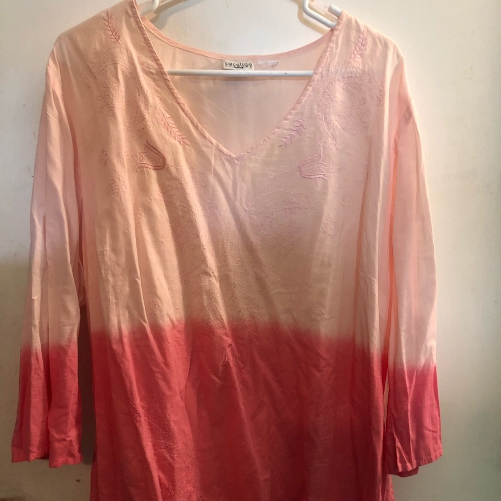 Women's Tie Die Blouse